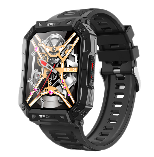 Military Health Smart Watch Heart Rate Monitor Outdoor 100+Sports Modes