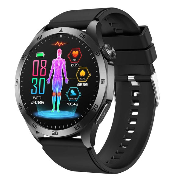 KL485 All-day ECG/EKG Blood Pressure Blood Glucose Blood Oxygen Monitoring Bluetooth Call Smart Watch