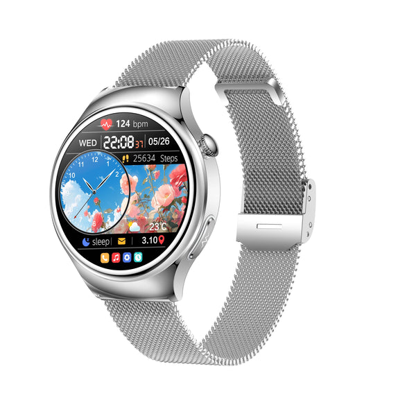 EKG/ECG Blood Glucose Blood Pressure Suga Pro Monitoring Women's Smart Watch